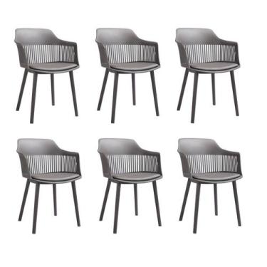 Imagem de Kit 6 Cadeiras Marcela - Rivatti