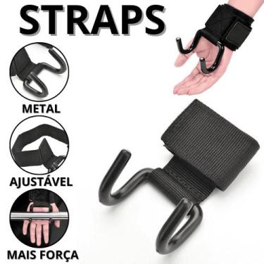 Imagem de Strap Musculação Com Munhequeira - Nibus