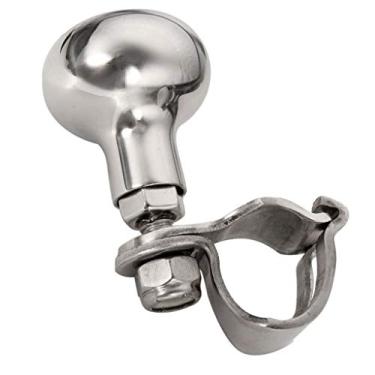 Imagem de Almencla manípulo de manobra de volante de aço inoxidável – Alça giratória de grau marítimo Universa, serve para barcos RV Yacht