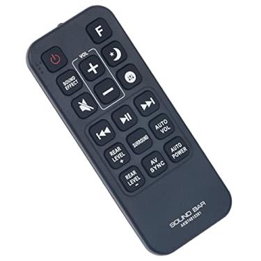 Imagem de AKB74815381 Controle remoto de substituição da barra de som adequado para sistemas de alto-falantes LG Sound Bar Home Theater SPJ8B-W SJ7 SJ7-C SJ7C SPJ8BW