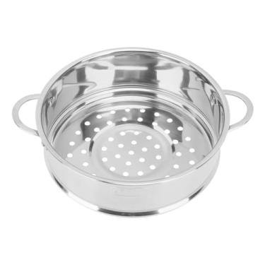 Imagem de Cesta de Drenagem de de Aço Inoxidável 304, Design de Orelha Dupla, Tamanho Compacto para Pães Cozidos No, Vegetais, Bolinhos Com Rede de Drenagem, Uso Doméstico (Cor prateada)