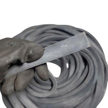 Imagem de 25 Metros de Borracha Perfil Esponjoso 20x10mm SBR Macio Vedação Borrachas Londrina