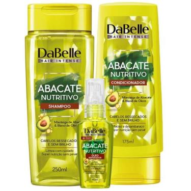 Imagem de Kit Dabelle Abacate Nutritivo Shampoo 250ml Condicionador 175ml + Óleo