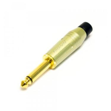Imagem de Conector Plug P10 Mono Amphenol Banhado A Ouro ACPM-GN-AU/N