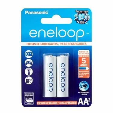 Imagem de Pilha Recarregável Eneloop Std Aa2 Panasonic 02 Unidades