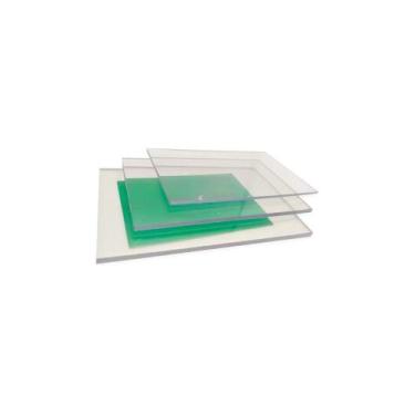 Imagem de Placa Chapa de Acrílico Cast 2mm - Polysheet, Cristal, 50cm x 50cm