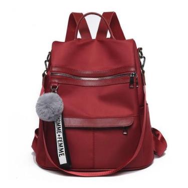 Imagem de Bolsa Mochila Feminina Antifurto Impermeável com alça de Ombro - wala 