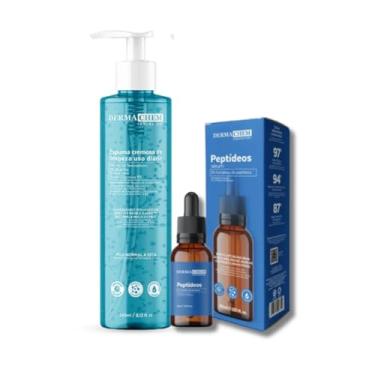 Imagem de Sabonete Limpeza Facial com Aloe Vera+Sérum Peptideos Efeito Lifting Anti Rugas e Olheiras