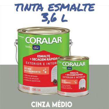 Imagem de Tinta Esmalte Sintético Coral Madeira e Metal 3,6 l e 900ml Coralar Ex