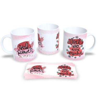Imagem de Canecas de Porcelna Personalizadas dia Internacional da Mulher 8 de Ma