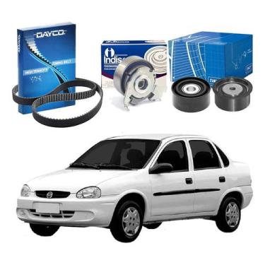 Imagem de Kit Correia Dentada Tensor Corsa Sedan 1.6 16v 1997 A 2001 - Dayco