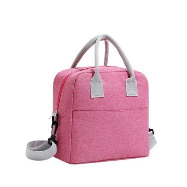 Imagem de Bolsa Térmica Marmita Lancheira Quente e Frio com Alça de Ombro Ajustá