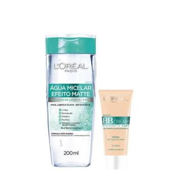Imagem de Loreal Paris 5 em 1 Efeito Matte Agua Micelar 200ml e BB Cream Clara F