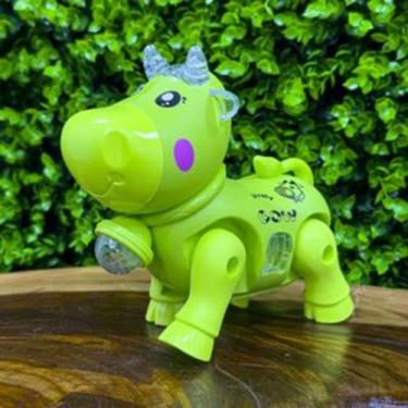 Imagem de Brinquedo Vaquinha com Luz e Som - Anda Sozinha e Encanta! - Toy King,