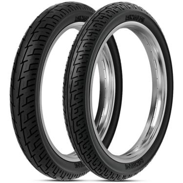Imagem de Par Pneu Moto Rinaldi 90/90-18 57P 2.75-18 48P BS32
