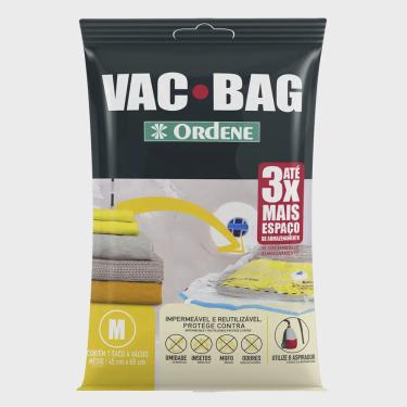 Imagem de Saco a Vácuo Protetor de Roupas Vac Bag Médio 45x65 Ordene