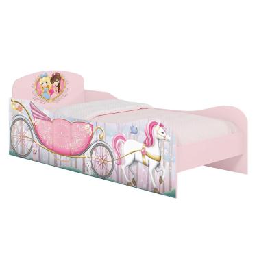 Imagem de Cama Infantil Princesas na Floresta 100% mdf - Móveis Estrela