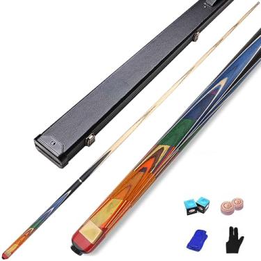 Imagem de Taco De Sinuca Profissional 3/4 CQBXRD - Estrutura Madeira De Cera Branca Norte-americana, 147cm (58 Pol), Pernas Traseiras Maciças, Cabeça De Haste 10mm