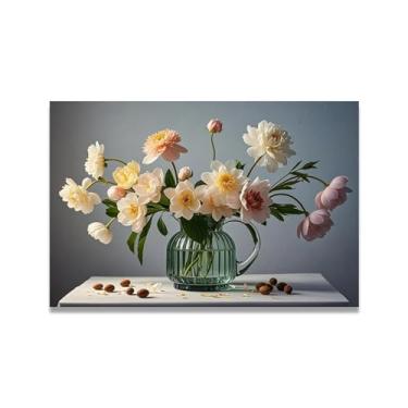 Imagem de Honey Dipper Farmstand Cozy Town Impressão em tela paisagem de aldeia quente arte de parede para decoração de escritório em casa, galeria embrulhada 30 x 45 cm