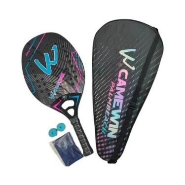 Imagem de Raquete De Tênis De Praia De Fibra De Carbono 3K Adulto Unissex Raquet