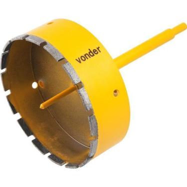 Imagem de Serra Copo Diamantada 165Mm Com Haste E Pino Guia - Vonder