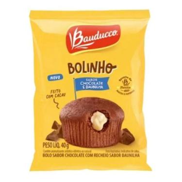 Imagem de Kit c/ 6 Bolinho Bauducco Chocolate e Baunilha 40g bolo