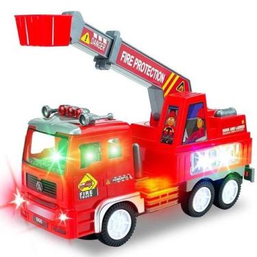 Imagem de Caminhão Bombeiro Som E Luz 4D Bate Volta Fun Game