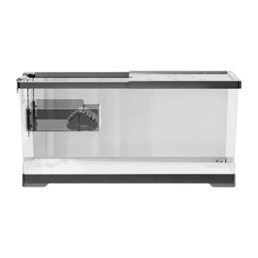 Imagem de Gralara Aquário do tanque de tartaruga, terrário aquático, tanque de répteis anfíbios, kit inicial de gabinete de tartaruga de terrapin para escalar em,