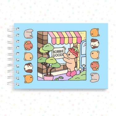 Imagem de Livro de Colorir Bobbie Goods, 50 Folhas, 180g, Tamanho A5, Capa Dura 