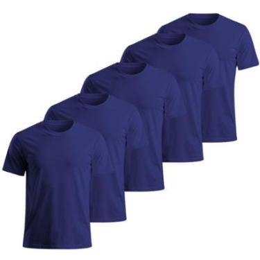 Imagem de Kit 5 Camisetas Masculinas Tecnologia Dry Proteção Solar Térmica Anti Suor Academia Treino-Unissex