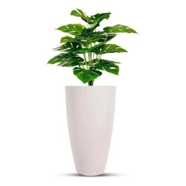 Imagem de Vaso Vietnamita 70 Branco Mármore - Vasap