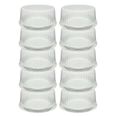 Imagem de Embalagem Redonda Plásticca Para Bolo BP35 Alta Transparente Multiuso 