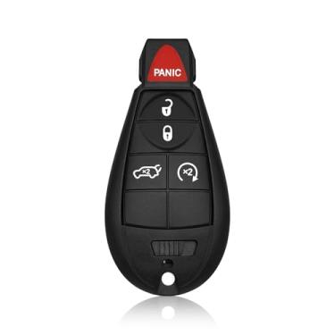 Imagem de Controle remoto de entrada sem chave para carro GQ4-53T 433MHz 5 botões de substituição para Jeep Cherokee 2014 - 2020