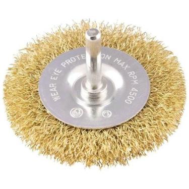 Imagem de Kit 5 Escovas de Aço Circular Profissional para Furadeira Parafusadeir