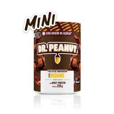 Imagem de Pasta Amendoin Mini Whey Protein - Dr. Peanut 250G - Brownie, Brownie,