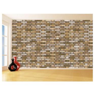 Imagem de Papel De Parede 3D Tijolo Sala Tijolinho Vista 3,5M Xbr24 - Você Decor