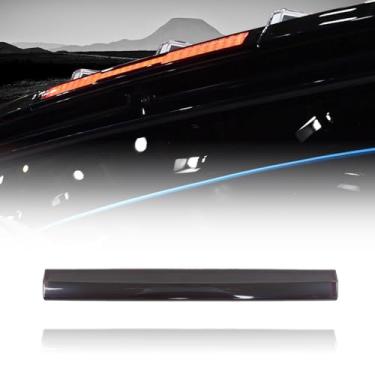 Imagem de Capa de lente genuína RHA High Red Terceira Fumaça de Freio, Compatível com Hummer EV Pickup SUV 2024 e superior Parada de Montagem Alta Terceira Lâmpada Carcaça da Luz de Freio, Cobertura de Lente de