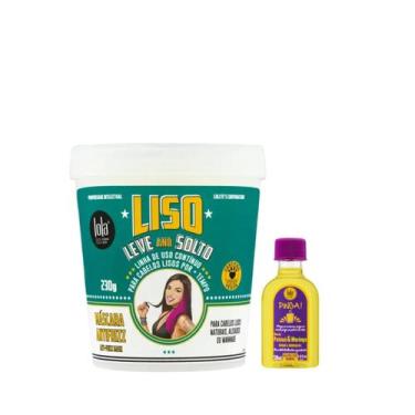 Imagem de Kit Lola Liso Leve e Solto Masc 230ml + Pinga! Óleo Pataúa e Moringa 5