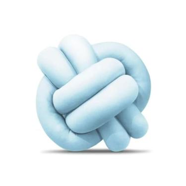 Imagem de Travesseiro decorativo Almofada Nó Decoração (Azul bebê)