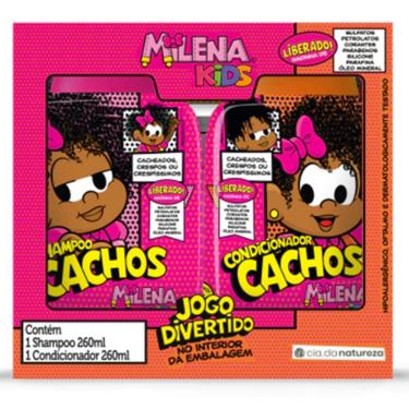 Imagem de Shampoo e Condicionador Milena Cabelos Cacheados Cia da Natureza