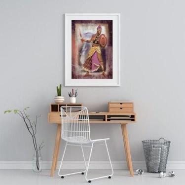 Imagem de Quadro Decorativo Obá Orixá - 60X48Cm - Quadros On-Line