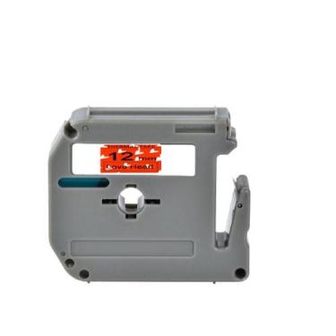 Imagem de Fita Compatível Brother M-K036 Design Coração Letra Preta 12mm - Genér