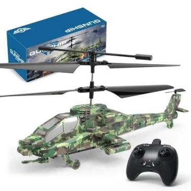 Imagem de Helicóptero De Controle Remoto Recarregável Para Crianças Segurança À 