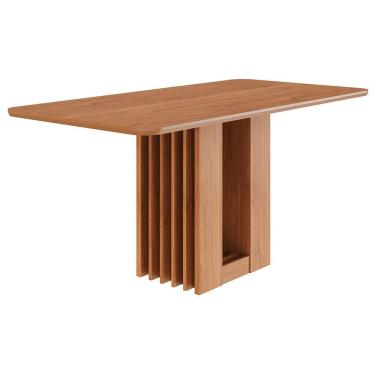 Imagem de Mesa de Jantar Retangular Ariela 160x80 com Tampo em MDF - Cimol Móveis Cinamomo
