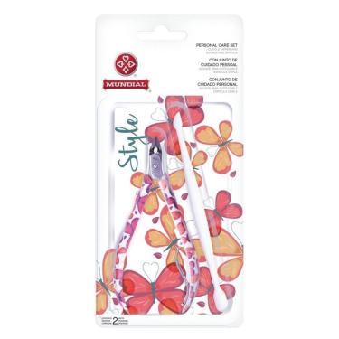 Imagem de Mundial Cj 758 Alicate De Cuticulas E Espatula Dupla