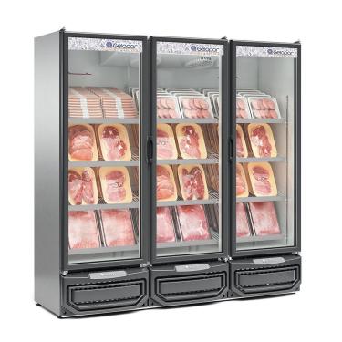 Imagem de Refrigerador Expositor Vertical 1468 Litros Inox 220V Gelopar GCBC-1450 TI