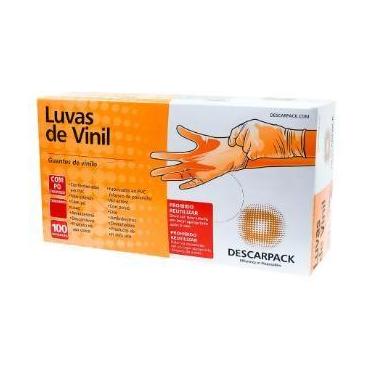 Imagem de Luva vinil c/ po tam p descarpack