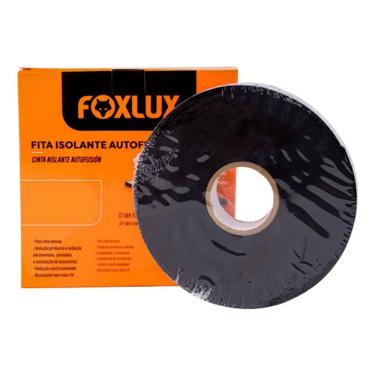 Imagem de Fita Isolante Auto Fusão Preta 10m Foxlux
