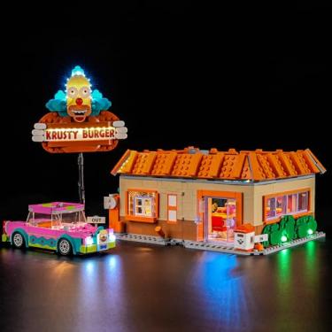 Imagem de GEAMENT LED Light Kit Compatible with Lego The Simpsons: Krusty Burger Building Blocks Model - Lighting Set for Icons 10352 (Model Set Not Included)