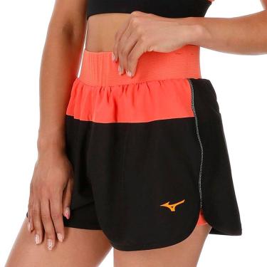 Imagem de Shorts Mizuno High 2 x1 Feminino Preto
